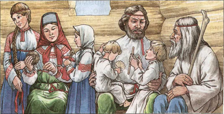 Воспитание детей в Древней Руси